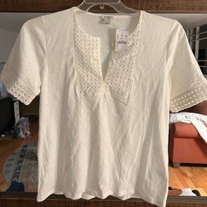 Cute White Classy Top